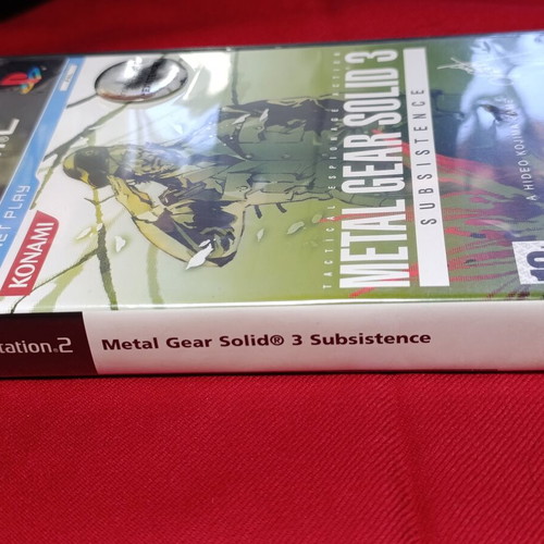 Metal Gear Solid 3 Subsistence PS2 game used with bonus disc