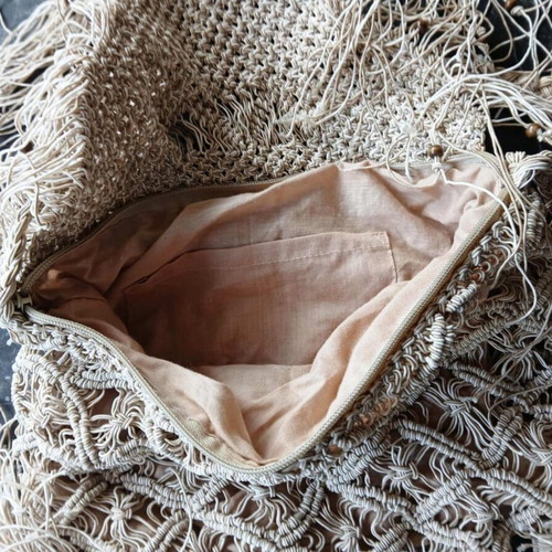 Summer boho straw woven bag, brand new