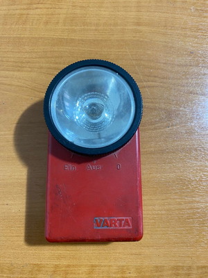 VARTA vintage flashlight used, collectible, made in Germany