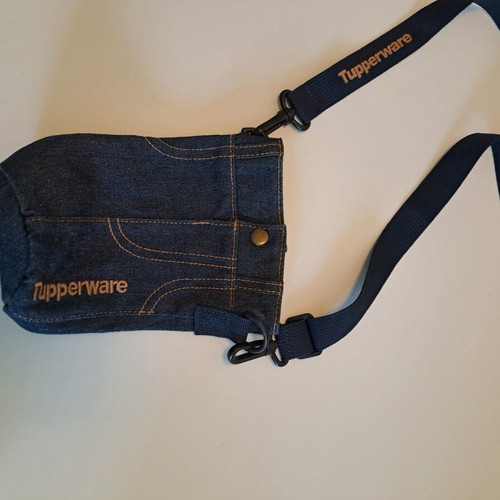Tupperware Jeans bag for 1L and 750ml bottles like new