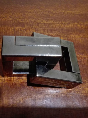 Hanayama puzzle μεταχειρισμένο cast quartet μεταλλικό