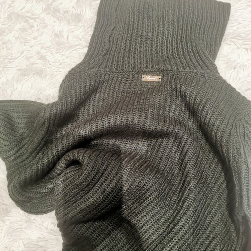 Lynne knitted turtleneck dress like new, size M, green