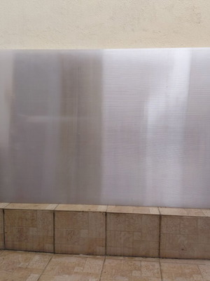 Plexiglass polycarbonate sheets new 2.45 x 1.05 m, 8 pcs