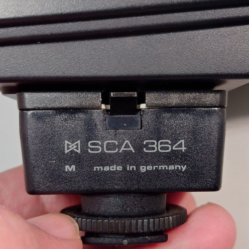 Metz Mecablitz 30 TTL-1 flash with SCA-364 like new for vintage cameras