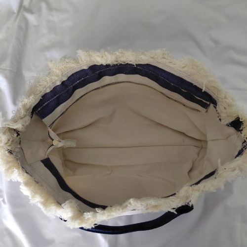 Bag to Bag shoulder bag new, blue cotton beach and city