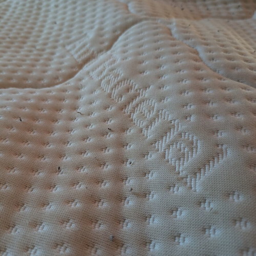 Semi-double Aloe Vera mattress with topper cover, white, 1.2x2m, 25cm thick