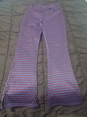 Sinsay women's elastic pants multicolor like new, size XS
