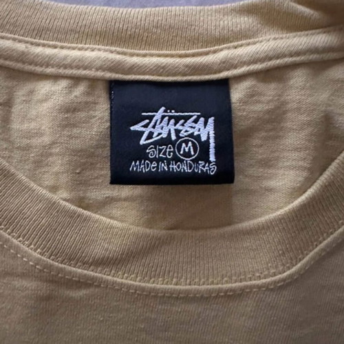 Stüssy House Of Cards T-Shirt - Yellow - Size Medium
