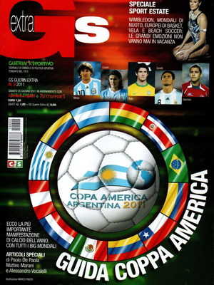 Guerino Sportivo Copa America 2011 new collectible magazine