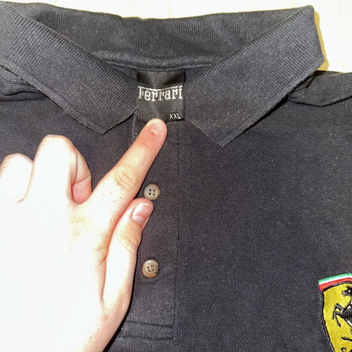 Ferrari vintage polo shirt size XXL