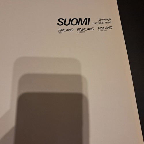 Suomi Finland i bild photo album like new, trilingual