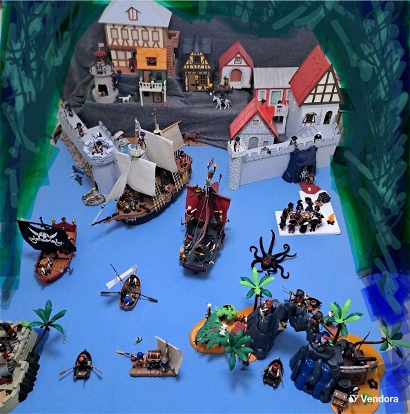  playmobil piratiko  diorama