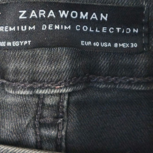 Zara women's pants used, gray, size L