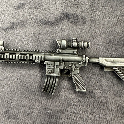 Metal M416 miniature keychain new