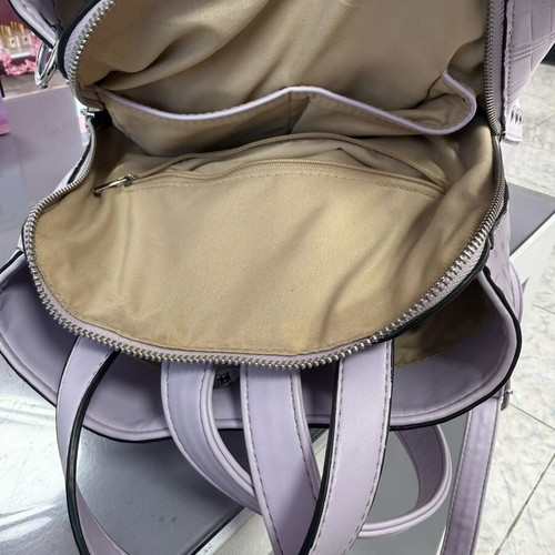 Backpack lilac color like new with 3 large compartments