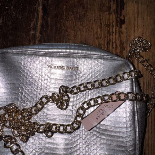 Victoria's Secret Fashion Show Crossbody Bag new, silver shoulder purse
