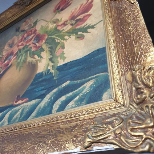 Painting used with dimensions 63x75 cm