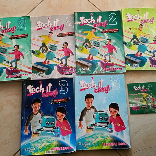 Tech it easy! употребявани книги за изучаване на английски с DVD