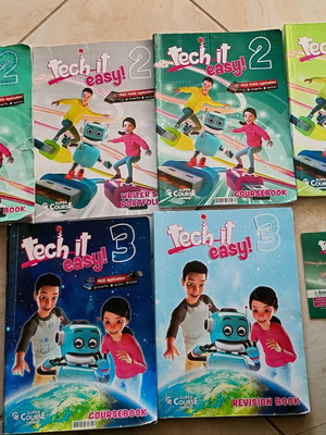 Tech it easy! употребявани книги за изучаване на английски с DVD