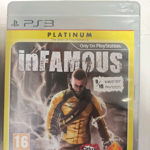 Infamous PlayStation 3 game platinum used