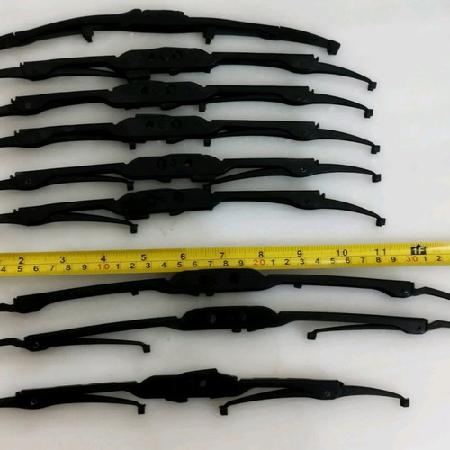 Wiper blades new, pack of 10 without rubber for various uses