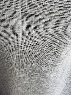Ready Sewn Gauze Curtain 150x290 cm like new, off-white