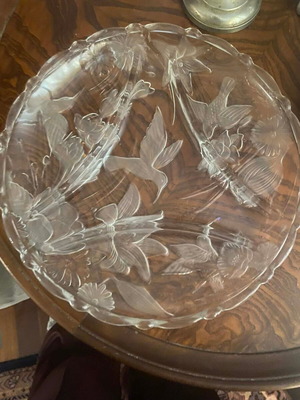 Плато за ядки Paradise Garden 1991 от Crystal Clear Studios като ново, 33 см