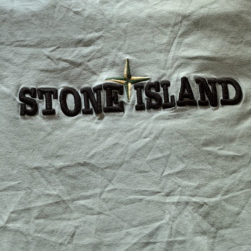 Stone Island T-shirt XL embroidered turquoise like new