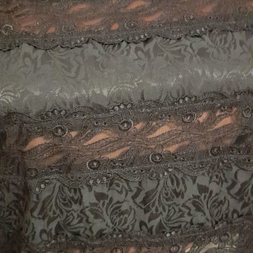 Black blouse with lace