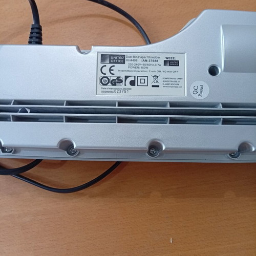 United Office KH4408 document shredder head