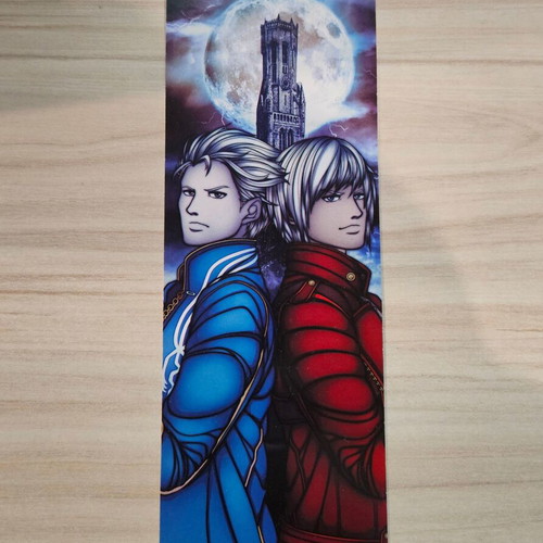 Devil May Cry 3 Dante and Vergil bookmark handmade made to order