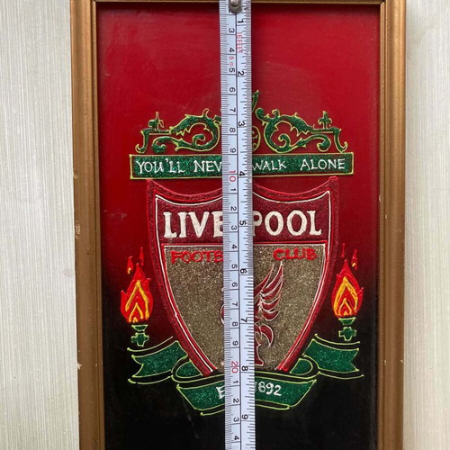 Liverpool Football Club Emblem in Frame like new, official replica