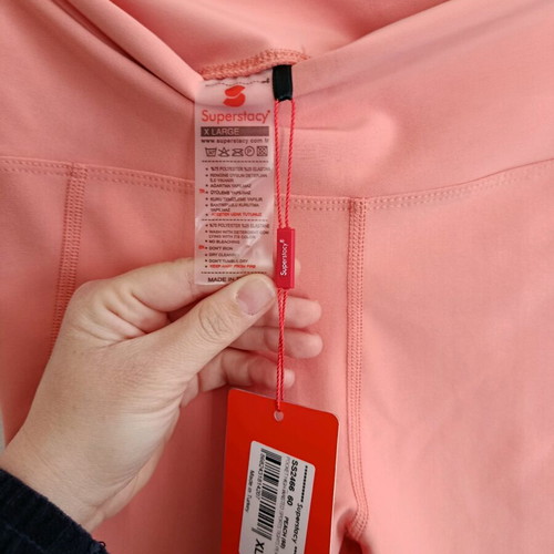 Superstacy leggings orange new with tags, size XL
