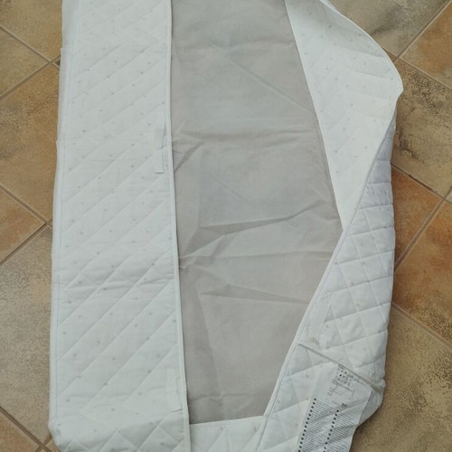 IKEA Protective Crib Bumper like new, white, 0.70x1.40 m