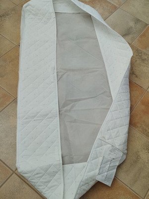 IKEA Protective Crib Bumper like new, white, 0.70x1.40 m