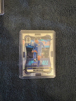 William Saliba 2026-27 Prizm FIFA World Cup Panini Logo Card new