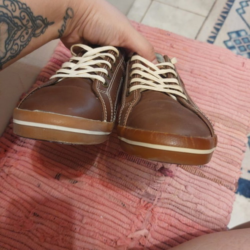 Ted Baker brown unisex lace-up shoes, size 40, sneakers