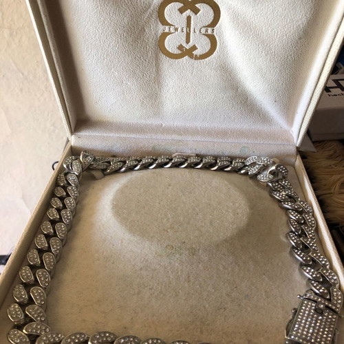 Iced Out Necklace Used