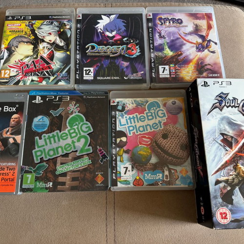 PlayStation 3 game collection used, 15 games bundle