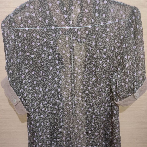 Vintage Marlboro Classics Sheer Floral Shirt size 44 like new