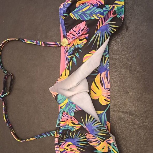 H&M Bikini like new, colorful, adjustable straps, size 14+
