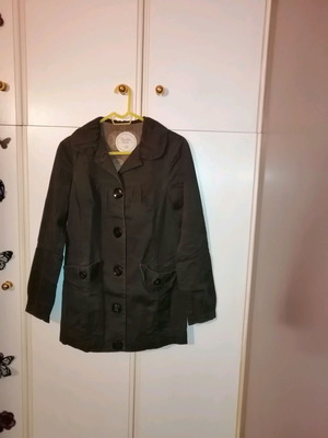 Bershka brown coat size S like new