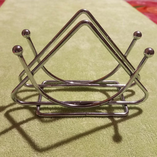 Chrome metal napkin holder like new