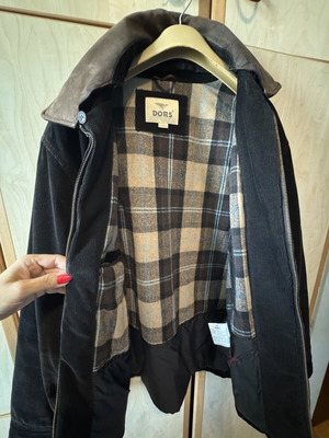 Dors men's jacket size L like new, black, warm winter coat