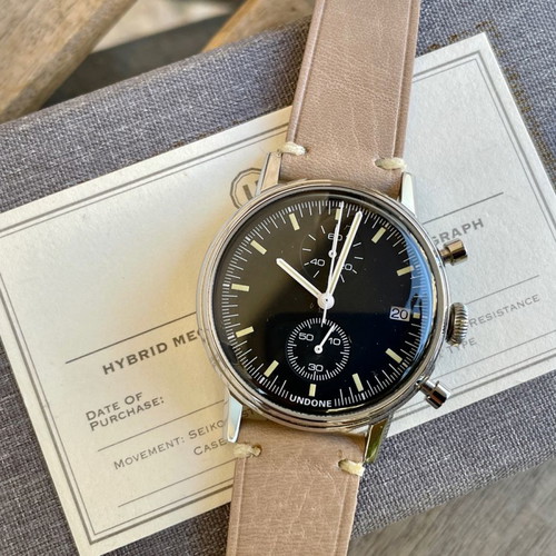 Undone The Urban Chronograph like new, black