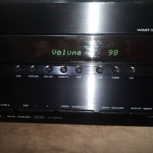Onkyo TX-SR605 amplifier used, 90 watt