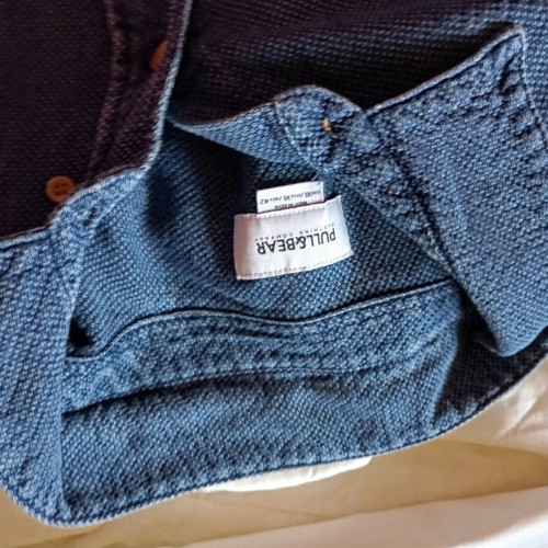 Pull & Bear men's denim shirt blue sizes L XL like new