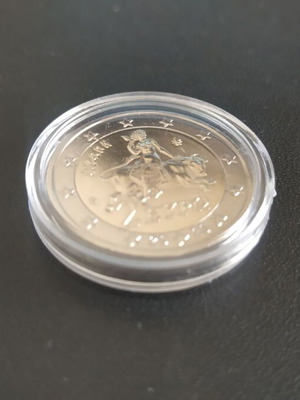 Κέρμα 2 ευρώ 2023 Ελλάδα μεταχειρισμένο σε κάψουλα προστασίας