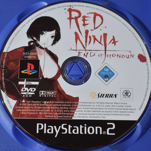 Red Ninja: End of Honor PlayStation 2 like new