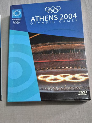 Athens 2004 Olympic Games collection like new, book and 4 DVDs